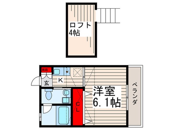 エステービルの物件間取画像